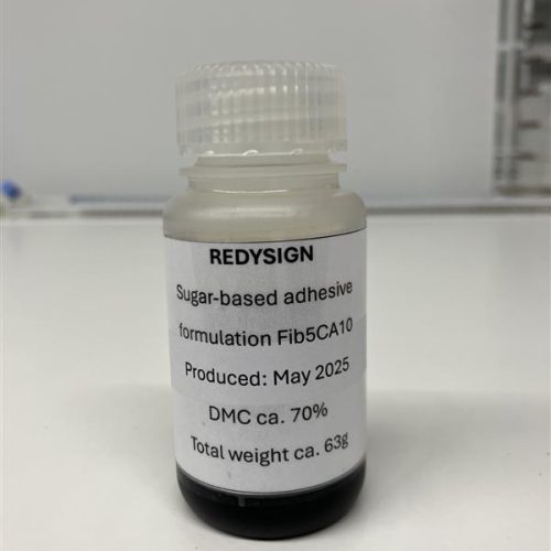 100% biobased adhesive made from wood sugars to thermoseal food trays - REDYSIGN