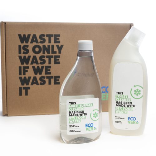 Multi-surface & toilet cleaner made from potato peels, supermarket food waste & leftover mint, lemon and sugar beet - WASTE2FUNC