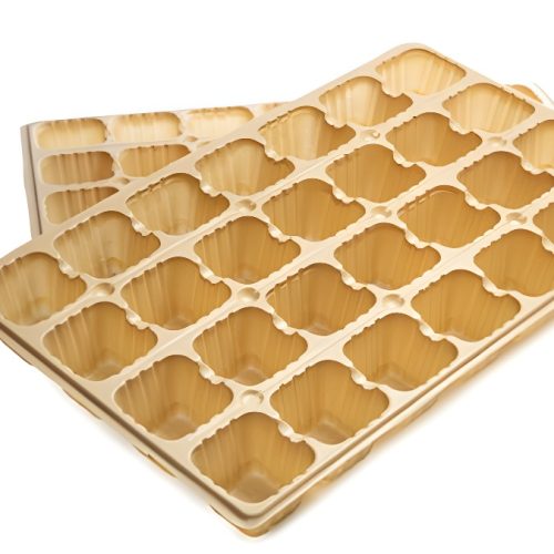 Seed tray made from poultry feathers - UNLOCK